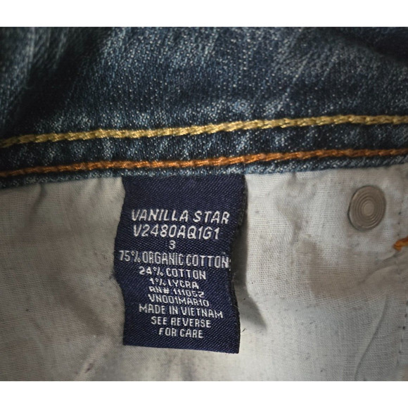 Vanilla Star Blue Skinny Jeans - Juniors Size‎ 3 - Mid Rise - Picture 3 of 9